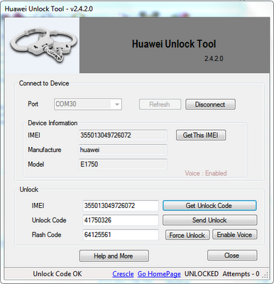 huawei e5830 cardlock unlock tool